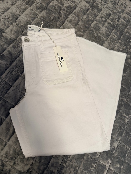 Vineyard Vines Denim - Vineyard Vines Women’s White High-Rise Capris